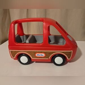 Vintage LITTLE TIKES Red Small  VAN